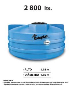 Precios Cisterna Rotoplas 2800 litros