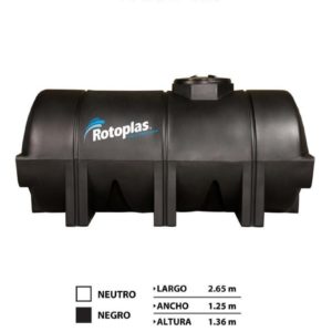TANQUE HORIZONTAL NODRIZA 2,850 LITROS Ref. 20%
